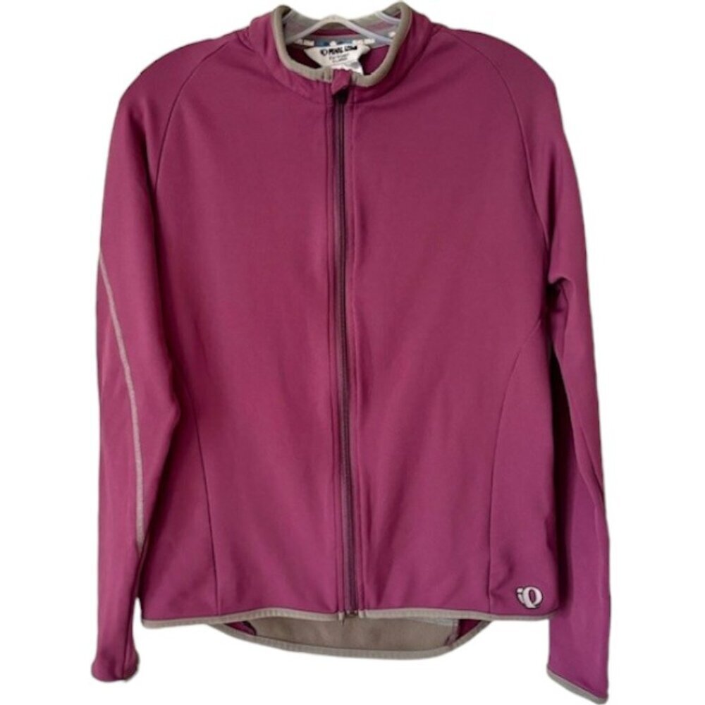 Pearl Izumi Fleece-Lined Full-Zip Cycling Jacket - Plum/Gray - XL